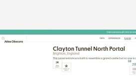 
							         Clayton Tunnel North Portal – Brighton, England - Atlas Obscura								  
							    