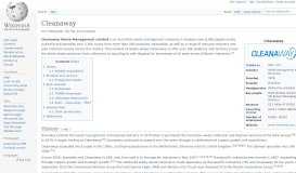 
							         Cleanaway - Wikipedia								  
							    