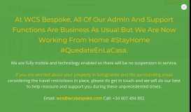 
							         Cleaning Services - WCS Bespoke								  
							    