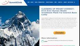 
							         Cleaning Up Mount Everest - Summit Climb								  
							    