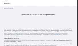 
							         CleanSeaNet Community - EMSA								  
							    