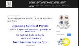 
							         Cleansing Spiritual Portals; Close All Portals In Your Area - Rex Deus								  
							    
