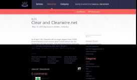 
							         Clear and Clearwire.net | Word to the Wise								  
							    