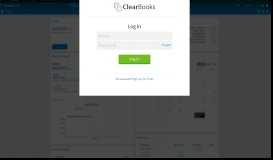 
							         Clear Books™ Online accounting software Log in								  
							    