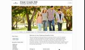 
							         Clear Creek ISD - Benefits Portal								  
							    