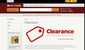
							         Clearance | Day-Timer								  
							    