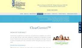 
							         ClearCorrect™ - Schacter Orthodontics | Woodland Hills CA								  
							    