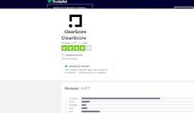 
							         ClearScore Reviews | Read Customer Service Reviews of ...								  
							    