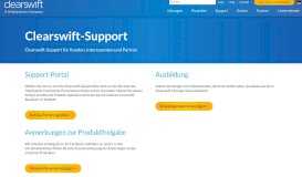 
							         Clearswift Support Portale | Clearswift								  
							    