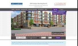 
							         Clemson University | Off Campus Housing Search								  
							    