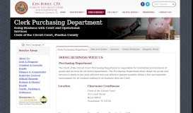 
							         Clerk Purchasing - Pinellas County Clerk								  
							    