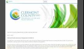 
							         Clermont County JFS								  
							    