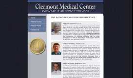 
							         Clermont Medical Center - Board Certified Family Physicians								  
							    