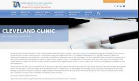 
							         Cleveland Clinic, Clinical Trials - FLASCO Patient Portal								  
							    