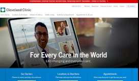 
							         Cleveland Clinic: Every Life Deserves World Class Care								  
							    