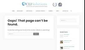 
							         CLI Solutions Seaport-e Portal								  
							    