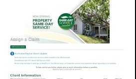 
							         Click here to view your claim in the PDA Client Portal. - Assign a Claim ...								  
							    