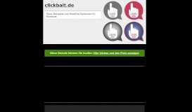 
							         clickbait.de - Tipps, Beispiele und Headline-Generator für Facebook								  
							    
