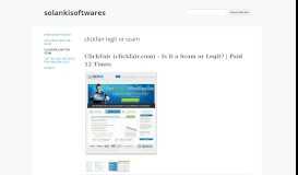 
							         clickfair legit or scam - solankisoftwares - Google Sites								  
							    