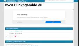 
							         Clickngamble - Clickngamble.eu Website Analysis and Traffic ...								  
							    