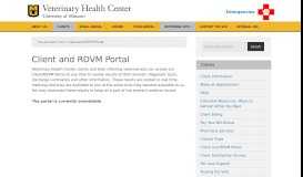 
							         Client and RDVM Portal								  
							    