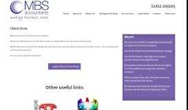 
							         Client Area | MBS Accountants								  
							    