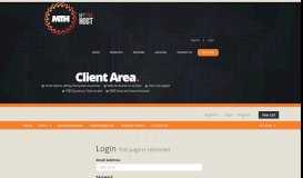 
							         Client Area - MyTrueHost								  
							    