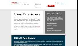 
							         Client Care Access - Caremark								  
							    