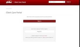 
							         Client Care Portal · Customer Portal								  
							    