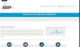 
							         Client Dashboard | ASAP Accounting & Payroll								  
							    
