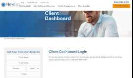 
							         Client Dashboard - New Era Debt Solutions								  
							    