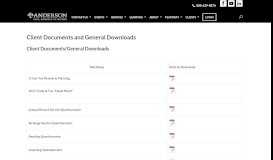 
							         Client Documents and General Downloads - Anderson Advisors ...								  
							    