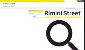
							         Client Enterprise Portal | Rimini Street, Inc.								  
							    