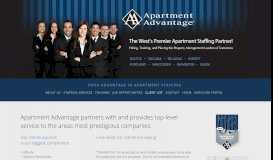 
							         Client List — Your Advantage in Apartment Staffing								  
							    