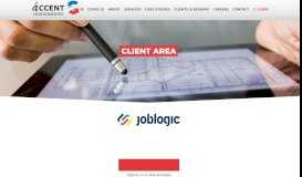 
							         Client Login - Accent Services								  
							    