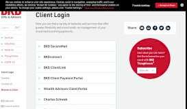 
							         Client Login | BKD, LLP								  
							    