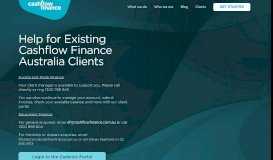 
							         Client login - Cashflow Finance								  
							    