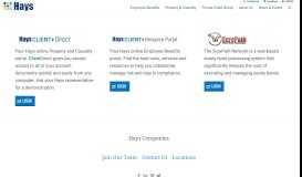 
							         Client Login (external link) - Hays Companies								  
							    