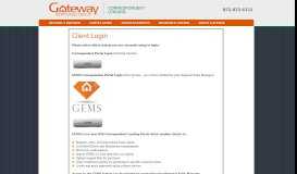 
							         Client Login - Gateway Mortgage Group								  
							    