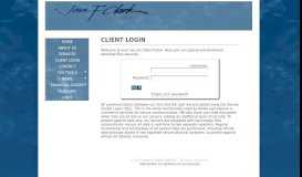 
							         Client Login - Joan F. Clark, CPA								  
							    