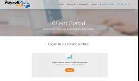 
							         Client Login Portal | Workforce Management - Payroll Plus HCM								  
							    