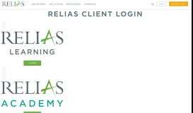 
							         Client Login - Relias Learning								  
							    