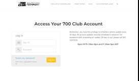 
							         Client Login - The 700 Club | Credit Repair								  
							    