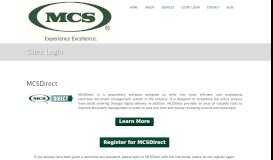 
							         Client Login | The MCS Group, Inc.								  
							    