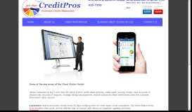 
							         Client Portal 24/7 - credit repair								  
							    