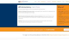 
							         Client Portal | APS Accountancy								  
							    