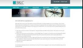 
							         Client Portal | Bedard, Kurowicki & Co., CPA's - BKC-cpa.com								  
							    