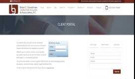 
							         Client Portal | Brian C. Goodman & Associates PC								  
							    