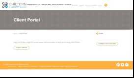 
							         Client Portal | Chiltern								  
							    