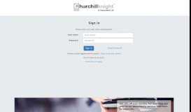 
							         Client Portal - Churchill Knight & Associates Ltd								  
							    